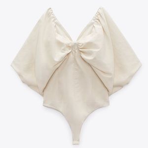 NWT Zara Multiposition Balloon bodysuit